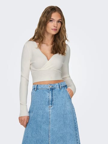 ONLY Sweter w kolorze kremowym