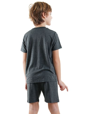 Denokids Piżama w kolorze antracytowym