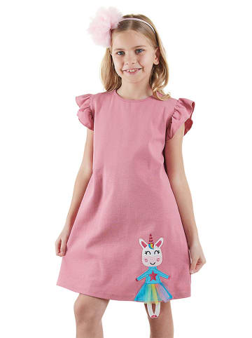 Denokids Sukienka w kolorze jasnoróżowym