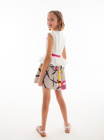LiaLea 2-delige outfit beige/wit