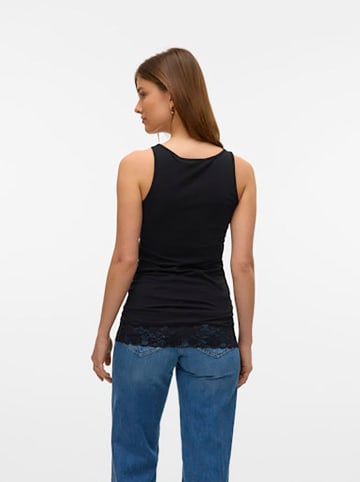 Vero Moda Top w kolorze czarnym