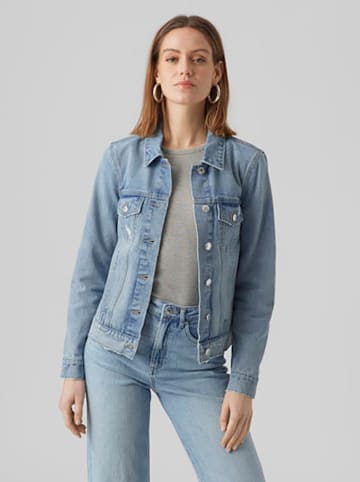 Vero Moda Kurtka dżinsowa w kolorze błękitnym
