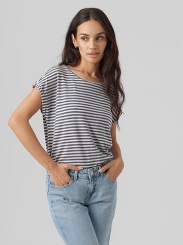 Vero Moda Shirt in Blau/ Weiß