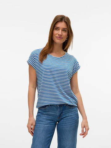 Vero Moda Shirt blauw/wit