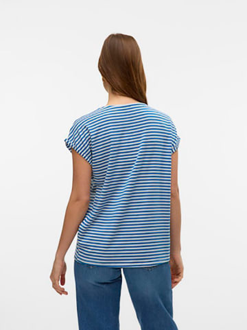Vero Moda Koszulka w kolorze niebiesko-białym