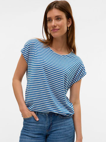 Vero Moda Koszulka w kolorze niebiesko-białym