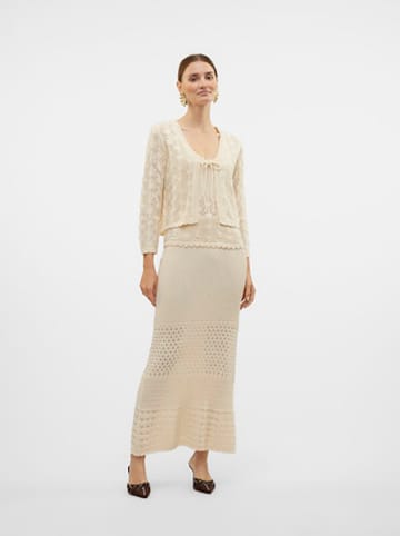 Vero Moda Kardigan w kolorze beżowym