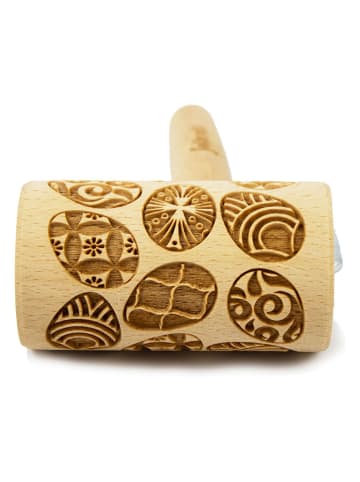 FOLKROLL Mini-Teigroller "Easter egg" in Natur