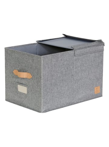 STORE IT Opbergbox "Premium" grijs - (B)33 x (H)50 x (D)32 cm
