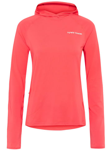 KARI TRAA Functionele hoodie "Sanne" rood