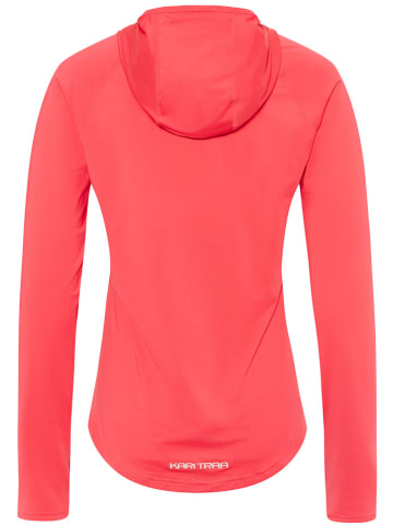KARI TRAA Functionele hoodie "Sanne" rood