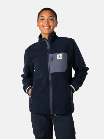 KARI TRAA Fleecejacke "Rothe" in Dunkelblau