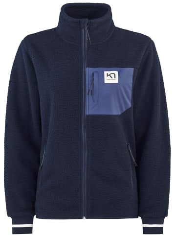 KARI TRAA Fleecejacke "Rothe" in Dunkelblau