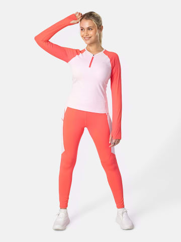 KARI TRAA Funktionslongsleeve "Linnea" in Rosa/ Rot