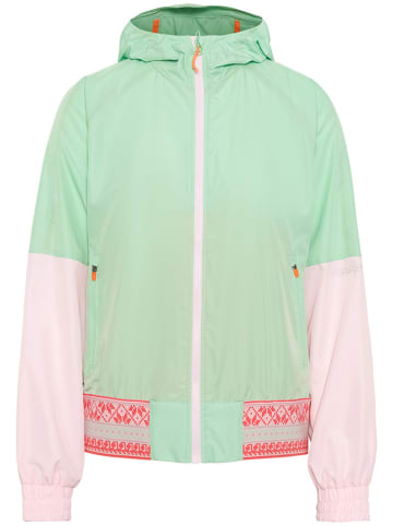 KARI TRAA Softshelljacke "Silje" in Grün/ Rosa