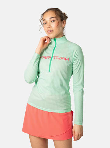 KARI TRAA Funktionslongsleeve "Ella" in Hellgrün