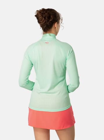 KARI TRAA Functionele longsleeve "Ella" lichtgroen
