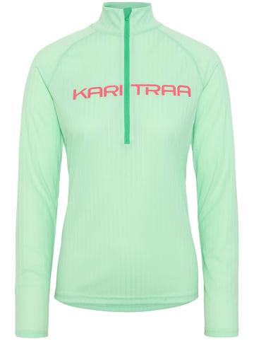 KARI TRAA Funktionslongsleeve "Ella" in Hellgrün