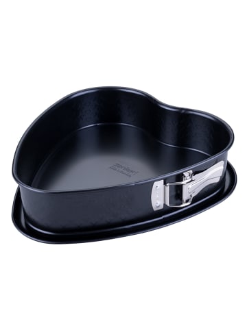 Zenker Herzspringform in Schwarz - (B)25 x (H)7 cm