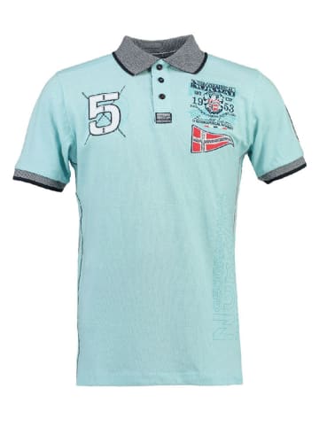 Geographical Norway Poloshirt "Kantibe" lichtblauw