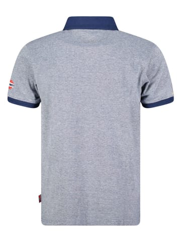 Geographical Norway Koszulka polo "Kola" w kolorze niebieskim