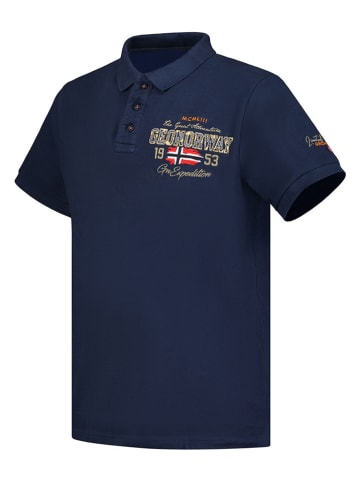 Geographical Norway Poloshirt "Kapricio" donkerblauw
