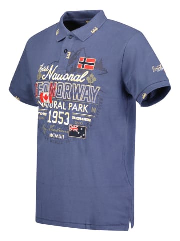 Geographical Norway Poloshirt "Kaldo" blauw