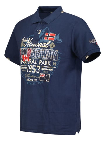 Geographical Norway Poloshirt "Kaldo" donkerblauw