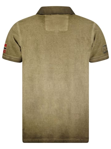 Geographical Norway Koszulka polo "Keony" w kolorze khaki