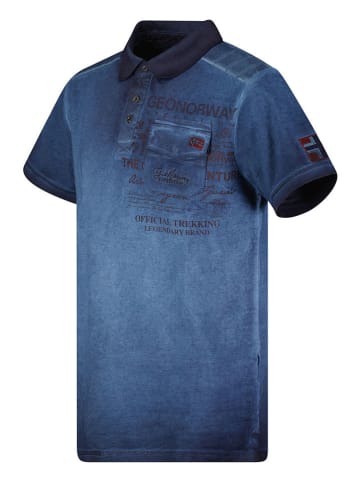 Geographical Norway Poloshirt "Keony" donkerblauw