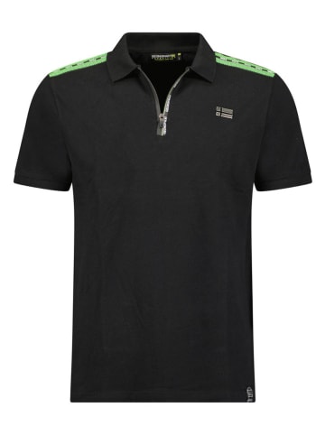 Geographical Norway Poloshirt "Karius" in Schwarz