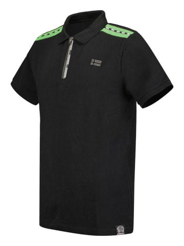 Geographical Norway Koszulka polo "Karius" w kolorze czarnym