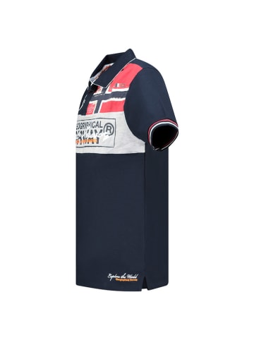 Geographical Norway Poloshirt "Kidney" donkerblauw