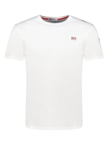 Geographical Norway Koszulka "Jaredo" w kolorze białym