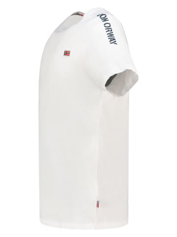 Geographical Norway Koszulka "Jaredo" w kolorze białym