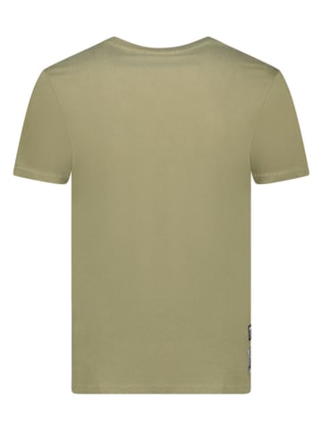 Geographical Norway Koszulka "Joffroy" w kolorze khaki