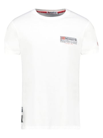 Geographical Norway Koszulka "Joffroy" w kolorze białym