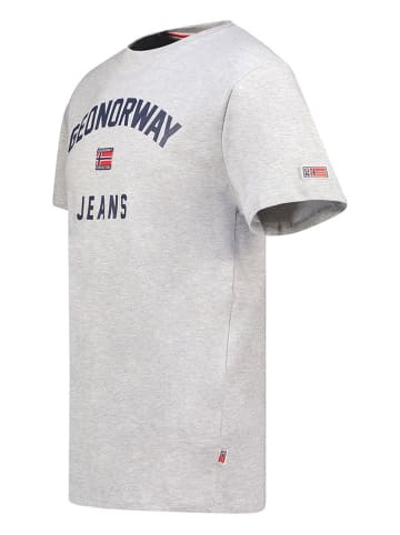 Geographical Norway Shirt "Jassier" in Grau