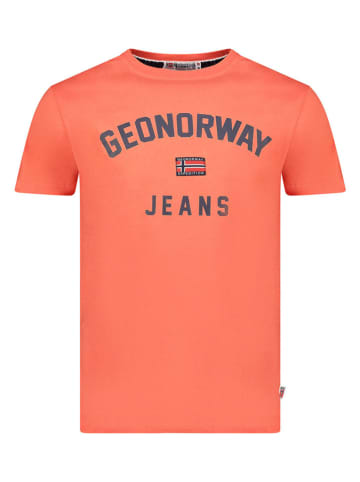 Geographical Norway Shirt "Jassier" in Orange