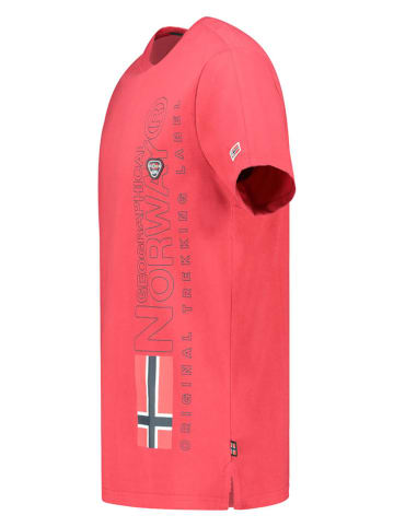Geographical Norway Koszulka "Jogo" w kolorze czerwonym
