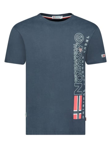 Geographical Norway Shirt "Jogo" in Dunkelblau