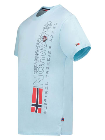 Geographical Norway Shirt "Jogo" lichtblauw