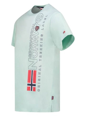 Geographical Norway Shirt "Jogo" mintgroen