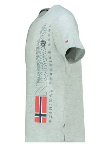 Geographical Norway Shirt "Jogo" in Grau