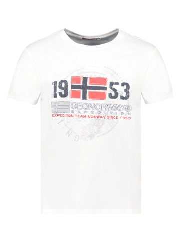 Geographical Norway Shirt "Japigal" in Weiß