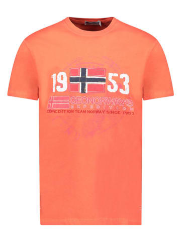 Geographical Norway Shirt "Japigal" in Orange