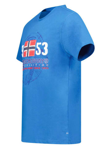 Geographical Norway Shirt "Japigal" blauw