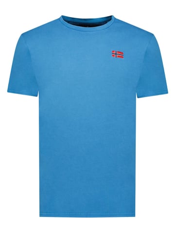 Geographical Norway Shirt "Jactus" in Blau