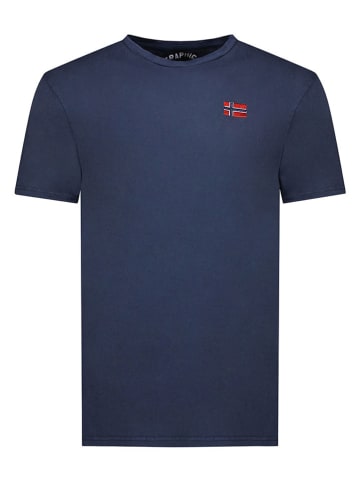 Geographical Norway Shirt "Jactus" in Dunkelblau