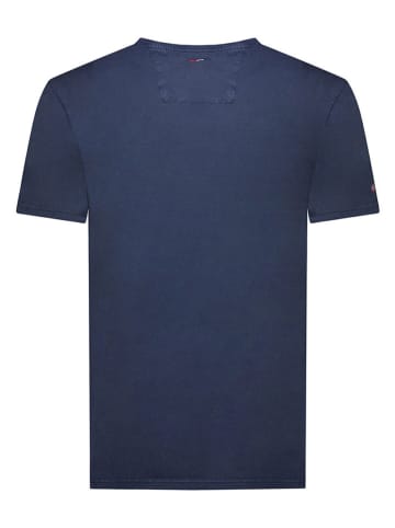 Geographical Norway Shirt "Jactus" donkerblauw